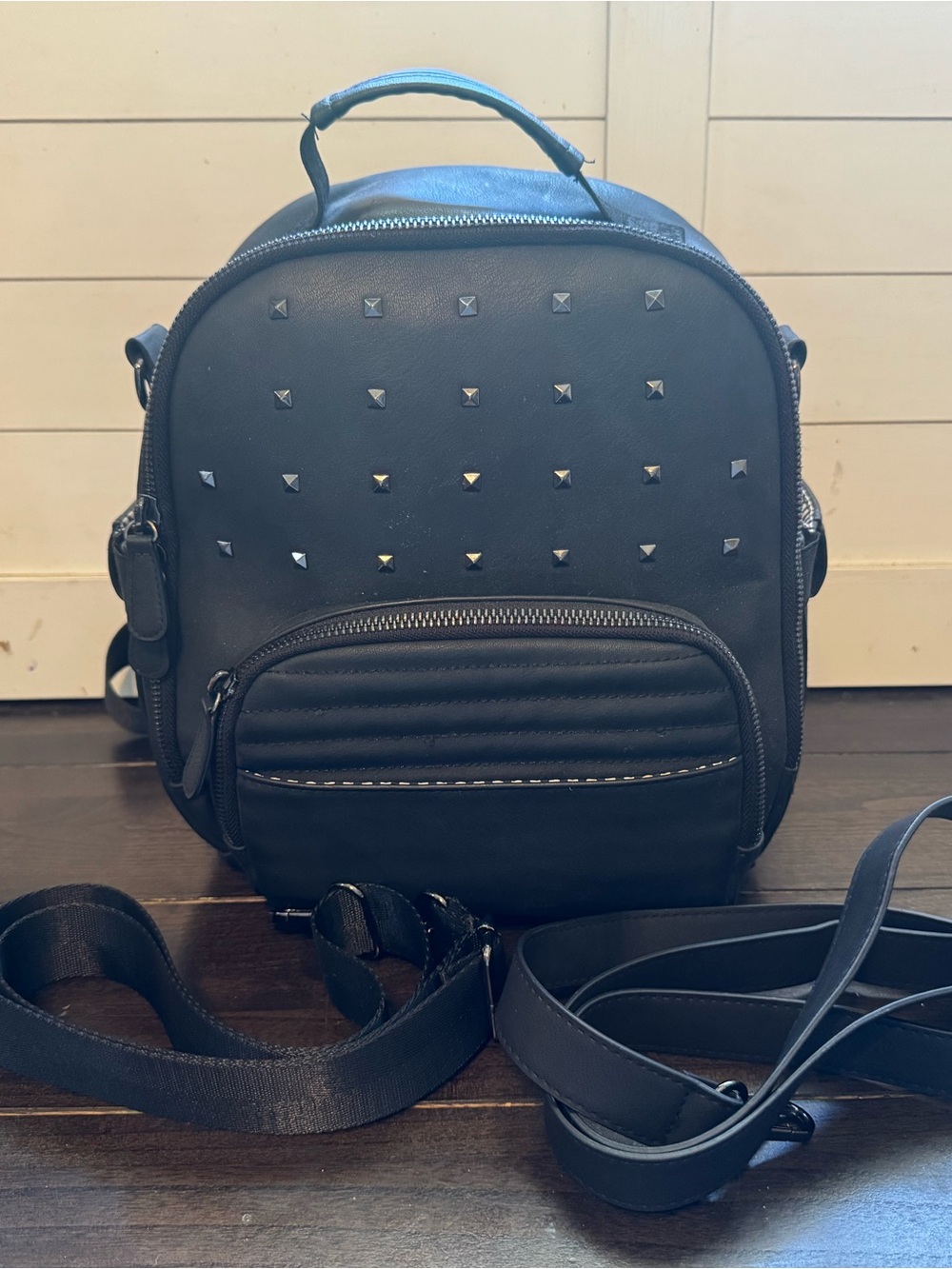 RadRev Mini OG Black Studded Backpack - Women's Fashion Backpack